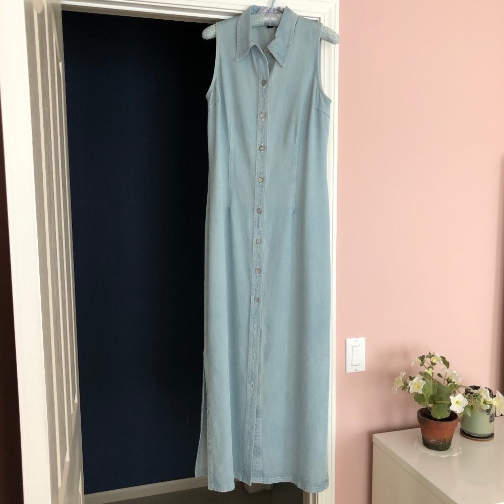 Blue Jean Maxi Dress